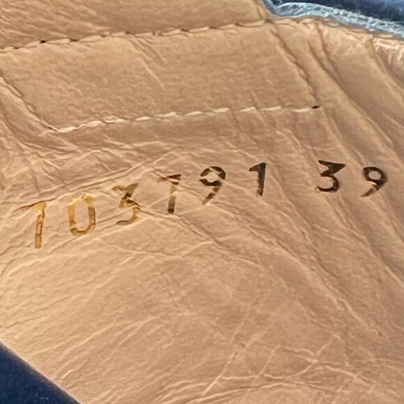 New Gucci Authentic Raffia Nappa GG Monogram Platform 703791 Sz 39 Rubber Soles - Picture 13 of 15